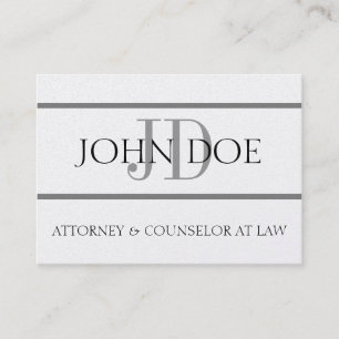 Attorney G Stripe W/W Oversized Platinum Card