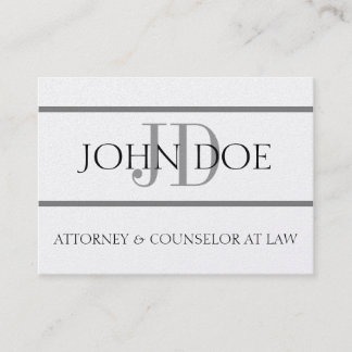 Attorney G Stripe W/W Oversized Platinum Card