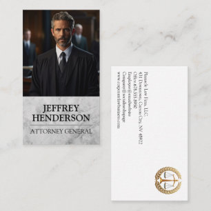 Attorney in Court Justice Law Appointment Card