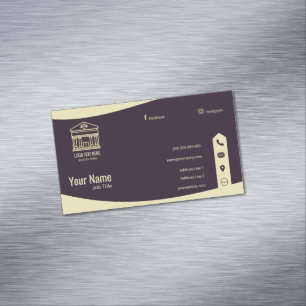 Attorney Law Firm Business Card Elegant