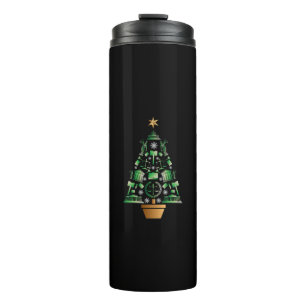 Attorney Lawyer Christmas Tree Thermal Tumbler