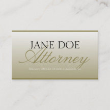 Attorney Lawyer Law Firm Script Gold Fade
