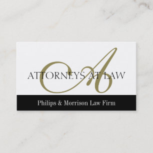 Attorney Lawyer Legal Counsellor Law Firm Office Business Card