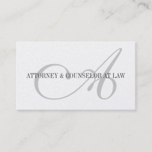Attorney Lawyer Legal Counsellor Law Firm Office Business Card