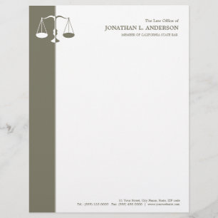 Attorney / Lawyer letterhead