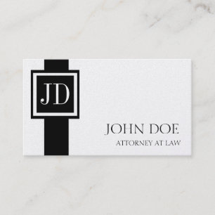 Attorney Lawyer Monogram - Available Letterhead - Business Card