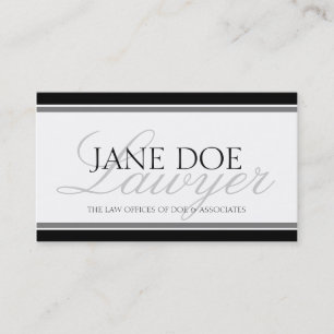 Attorney Lawyer Script - Available Letterhead - Business Card
