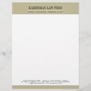 Attorney Letterhead