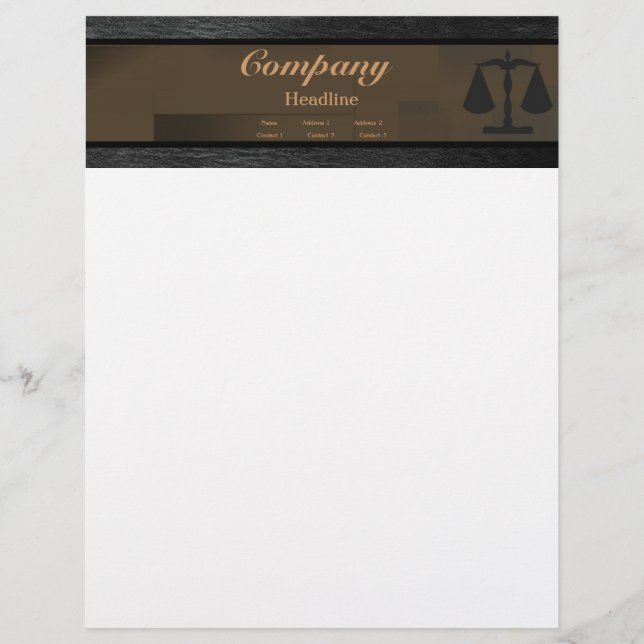 Attorney Letterhead (Front)