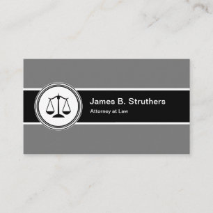 Attorney Logo Professional Business Card