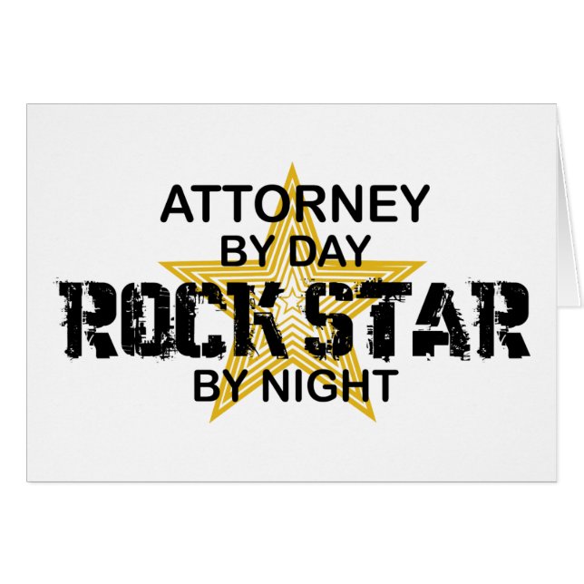 Attorney Rock Star by Night (Front Horizontal)
