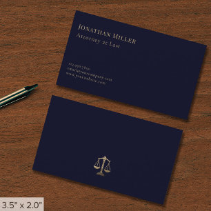 Attorney Scales of Justice Business Card