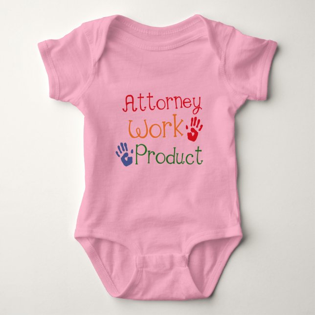Attorney Work Product Baby tshirt (Front)