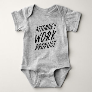 Attorney Work Product (Scribble) Baby Bodysuit