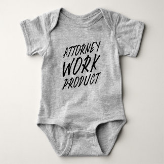 Attorney Work Product (Scribble) Baby Bodysuit