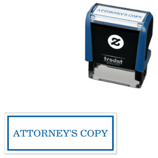 Attorney's Copy Law Firm Attorney Self-inking Stamp