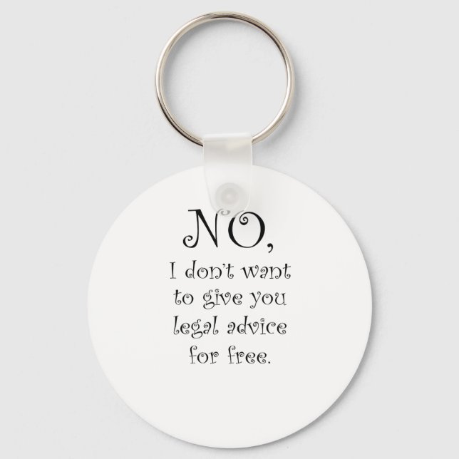 Attorneys Key Ring (Front)