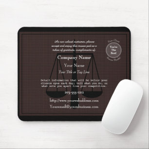 Attorney's Promotional Mouse Pad - HAMbyWG