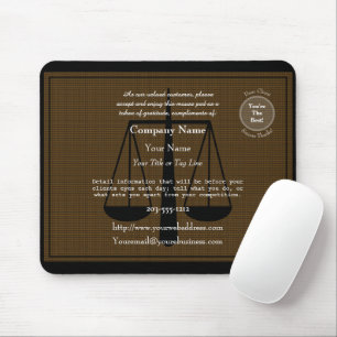 Attorney's Promotional Mouse Pad - HAMbyWG