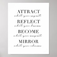 Attract What You Expect, Reflect What You Desire,