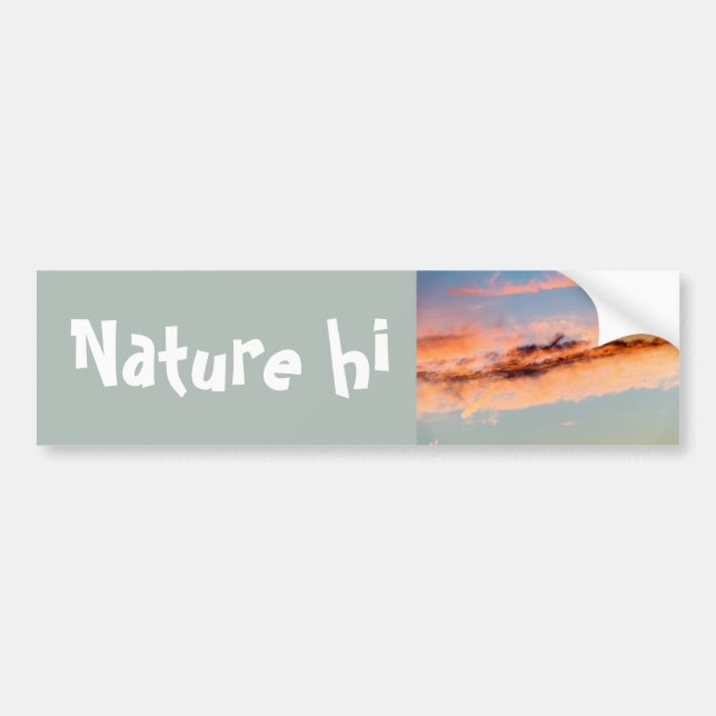 attraction consumption bumper sticker (Front)