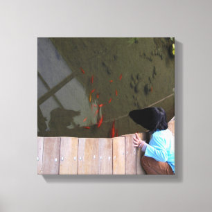 ATTRACTION small canvas 12x12 Print