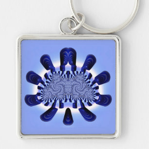 ATTRACTIVE ~ Blue Shades ~ Key Ring