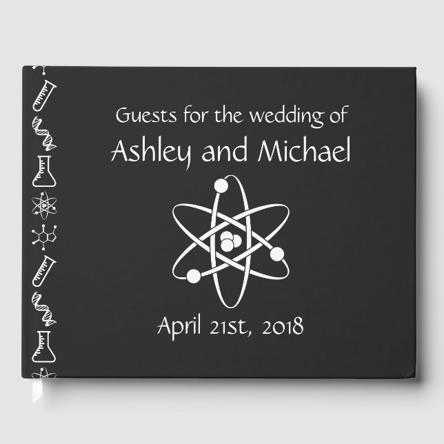 Attractive Forces in Black Guest Book (Front)