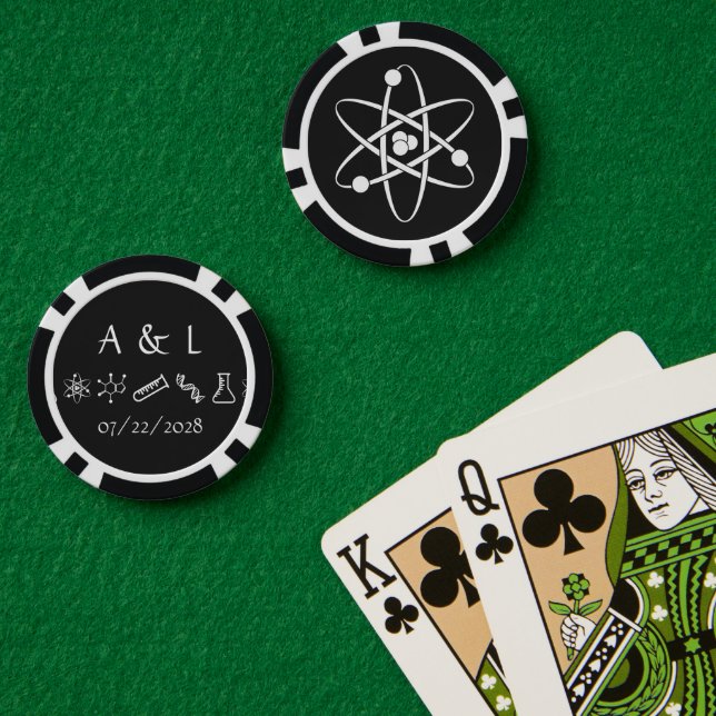 Attractive Forces in Black Poker Chips (Poker Table (Double))