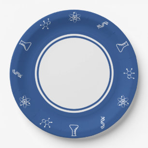 Attractive Forces in Blue Paper Plate