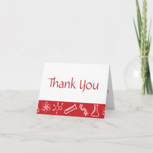 Attractive Forces in Cherry Thank You Card