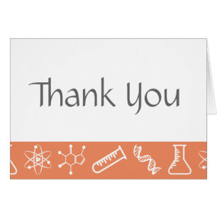 Attractive Forces in Coral Thank You Card