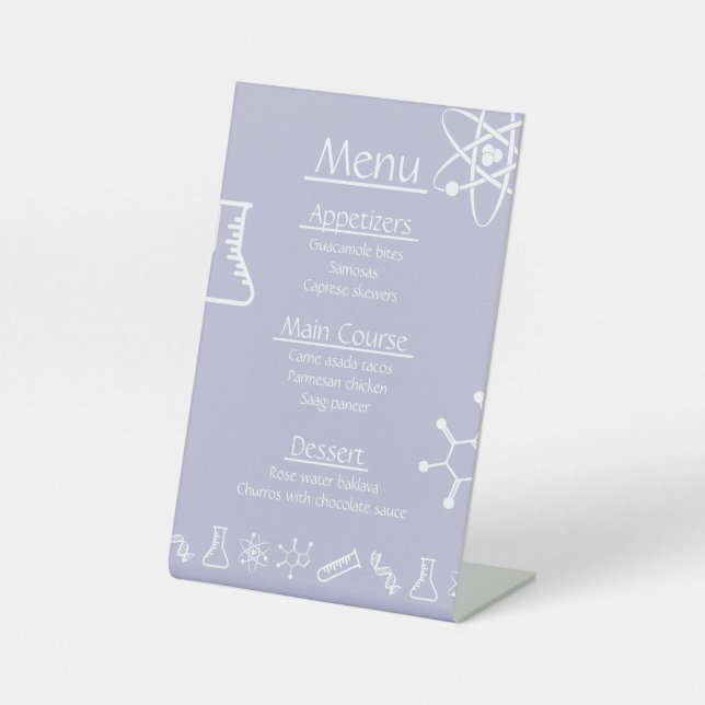 Attractive Forces in Lavender Pedestal Sign (Front)