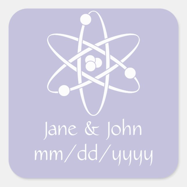 Attractive Forces in Lavender Sticker (Front)