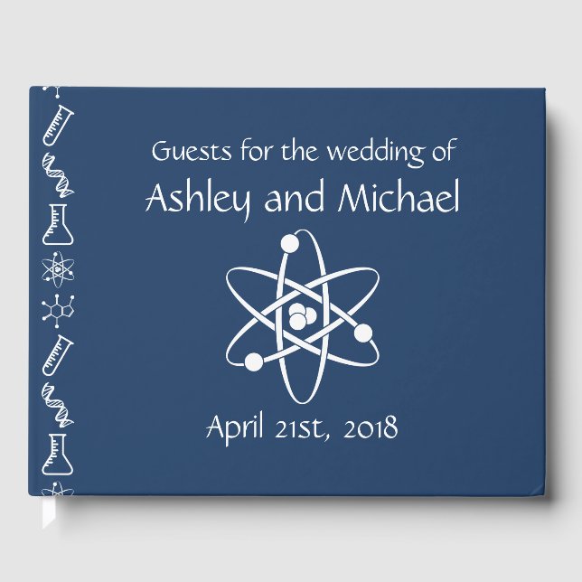 Attractive Forces in Navy Guest Book (Front)