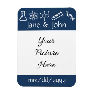 Attractive Forces in Navy Save-the-Date Magnet