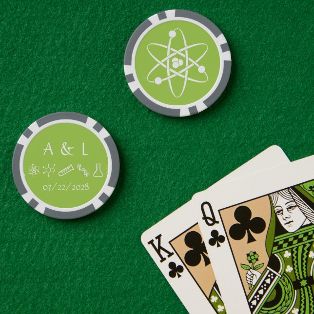 Attractive Forces in Peridot Poker Chips (Poker Table (Double))