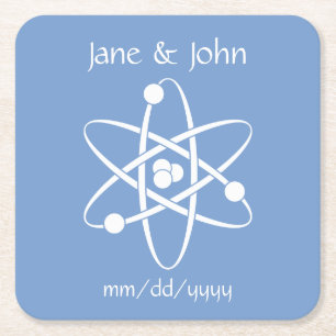 Attractive Forces in Periwinkle Paper Coaster