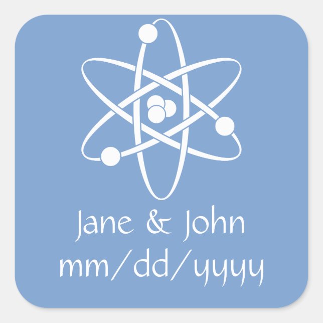 Attractive Forces in Periwinkle Sticker (Front)