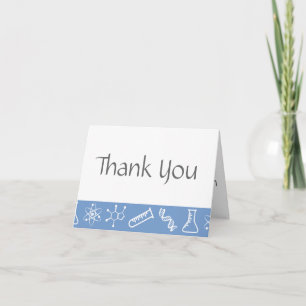 Attractive Forces in Periwinkle Thank You Card