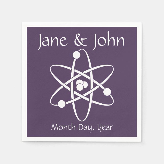 Attractive Forces in Purple Napkins (Front)