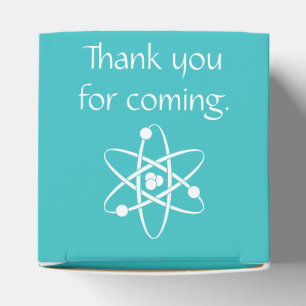 Attractive Forces in Turquoise Favour Box