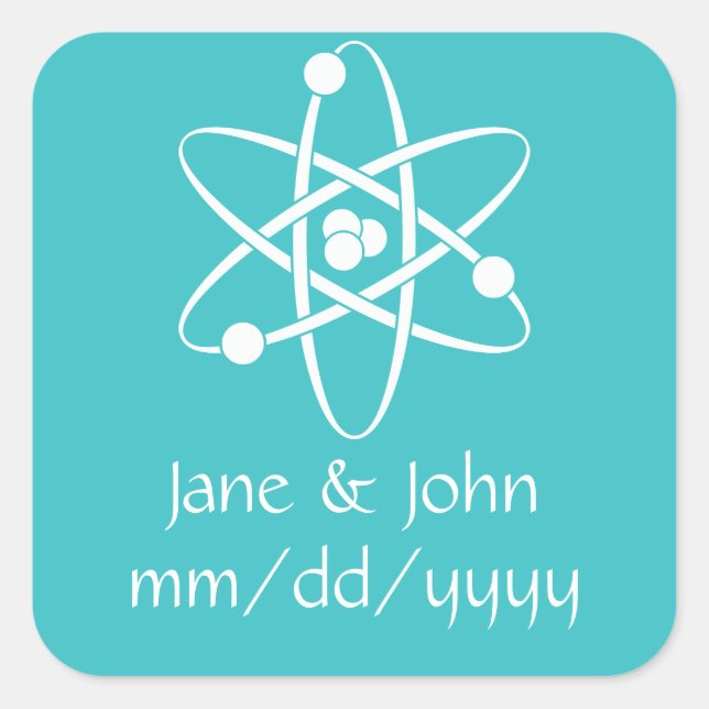 Attractive Forces in Turquoise Sticker (Front)
