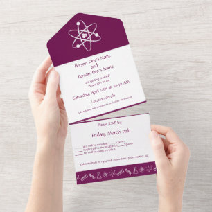 Attractive Forces in Wine All In One Invitation