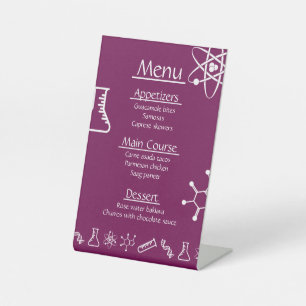 Attractive Forces in Wine Pedestal Sign