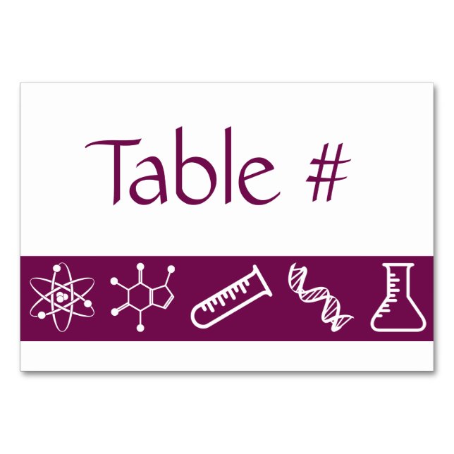Attractive Forces in Wine Table Card (Front)