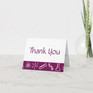Attractive Forces in Wine Thank You Card
