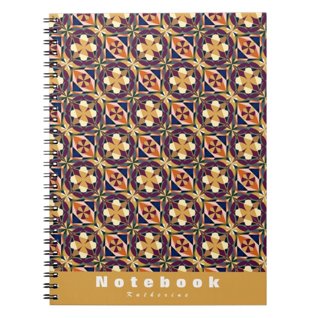 Attractive Geometry  Notebook (Front)