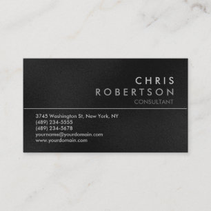 Attractive Grey Modern Business Card
