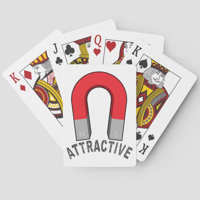 Attractive Magnet Playing Cards (Back)